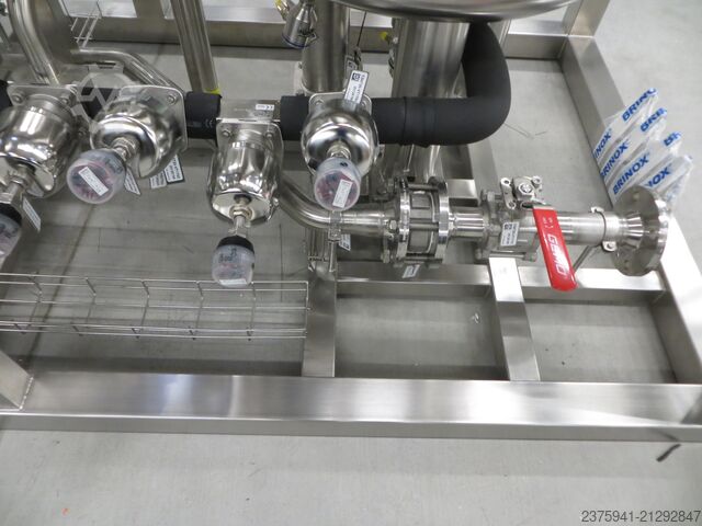 CIP module with insulated feed tank Brinox CIP LEP12