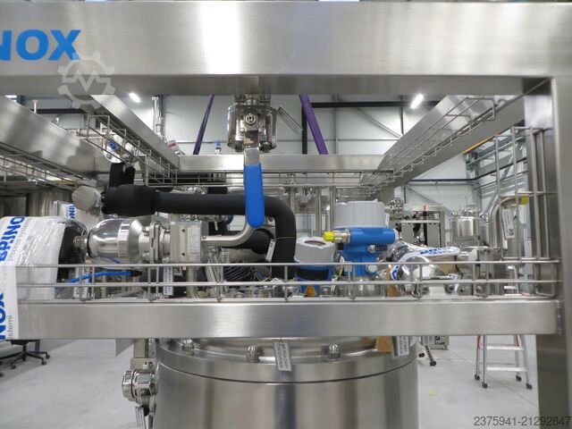 CIP module with insulated feed tank Brinox CIP LEP12