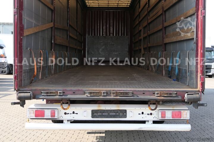 Open oplegger met zeil KRONE SD Pritsche Plane XL MegaLiner Edscha Bordwände
