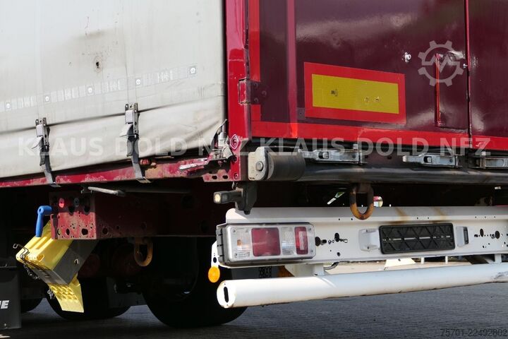 Open oplegger met zeil KRONE SD Pritsche Plane XL MegaLiner Edscha Bordwände
