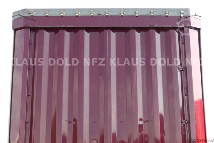 Open oplegger met zeil KRONE SD Pritsche Plane XL MegaLiner Edscha Bordwände