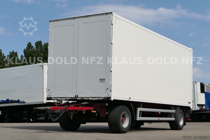Przyczepa skrzyniowa SPIER AGL 290 Koffer 47m³ Durchladeeinrichtung LBW