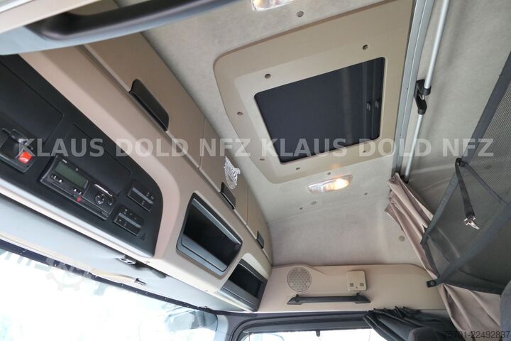 Plattewagen met zeil MERCEDES-BENZ Actros 2542 Pritsche Plane Kamera LBW EU6