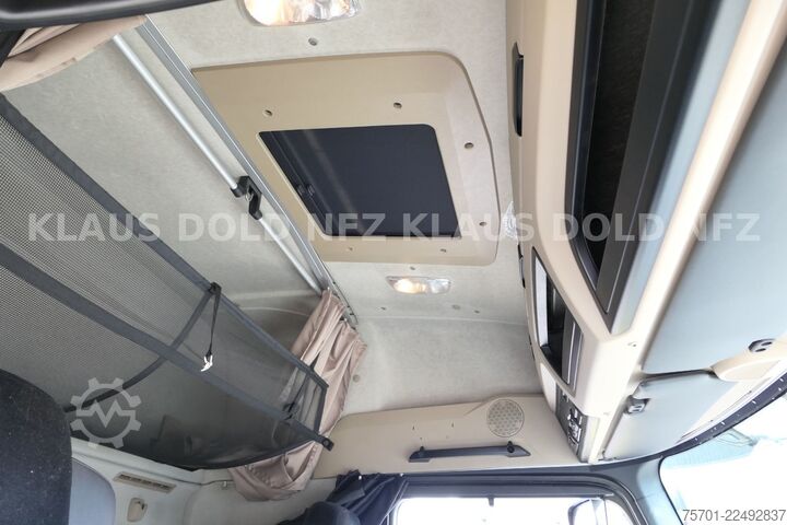 Plattewagen met zeil MERCEDES-BENZ Actros 2542 Pritsche Plane Kamera LBW EU6