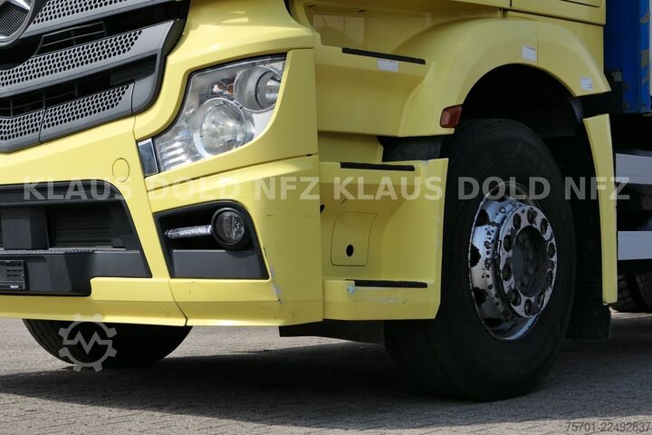 Plattewagen met zeil MERCEDES-BENZ Actros 2542 Pritsche Plane Kamera LBW EU6