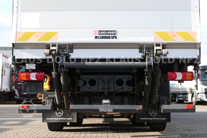 Plattewagen met zeil MERCEDES-BENZ Actros 2542 Pritsche Plane Kamera LBW EU6