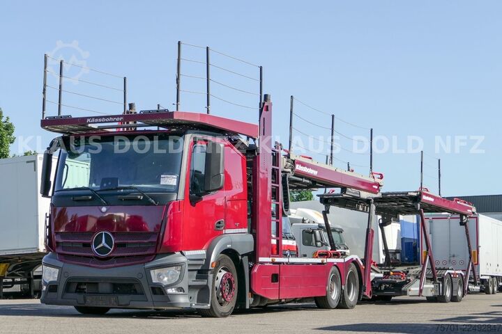 Autodraagtruck MERCEDES-BENZ Antos 2343 Autotransp. Kässbohrer Supertrans