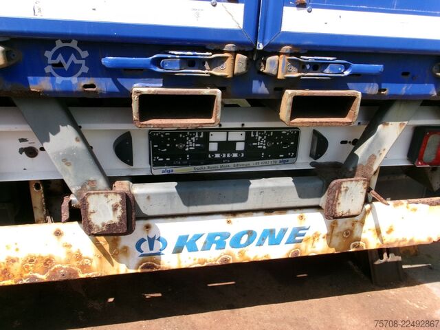 Drankentrailer KRONE 2 Achs Schwenkwand*7,3 m*Staplerhalter*BPW*Luft
