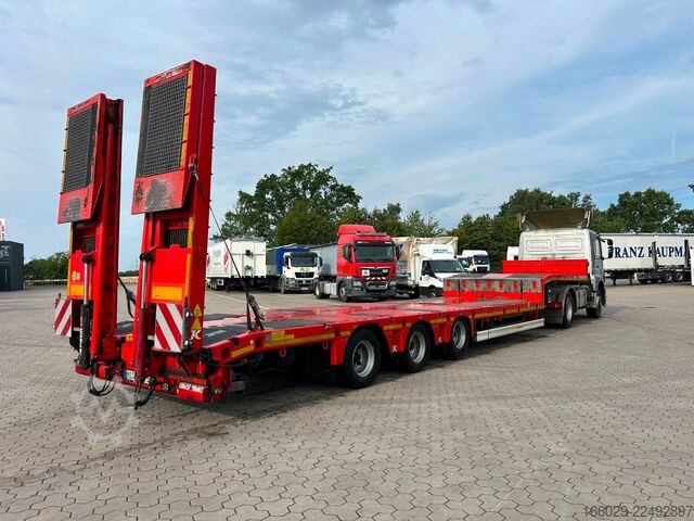 Dieplader oplegger KÄSSBOHRER tele Tieflader mit hydr. Schwanenhals
