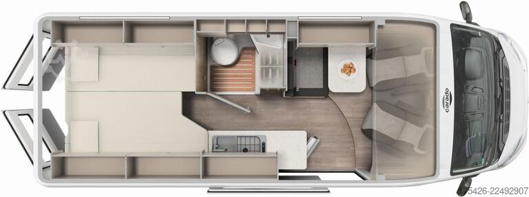 Camper van CARADO pro+ CV 640 *Pakete: Safety/Media/Pro+*