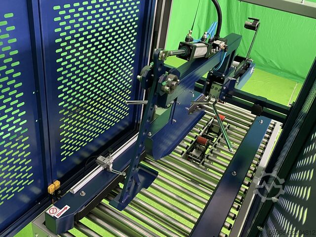 Seladora de caixas de cartão para caixas abertas Kartonverschließmaschine min. B115/H110 MH-FJ-3A mit Deckelverschließmechanismus