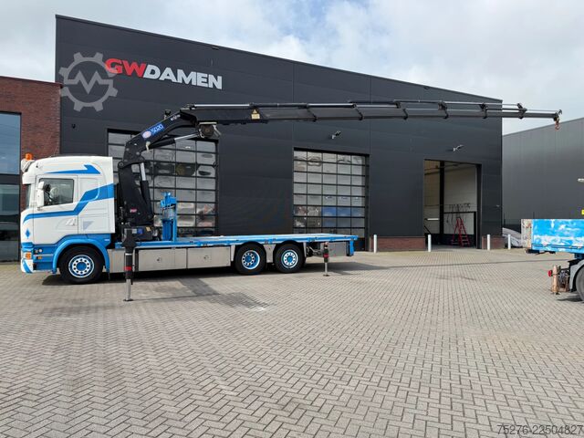 Camion-grue Scania R450 6x2 HMF 5020-K7+2 ,Winch Euro 6