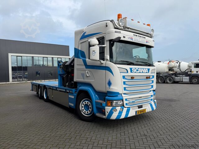Camion-grue Scania R450 6x2 HMF 5020-K7+2 ,Winch Euro 6