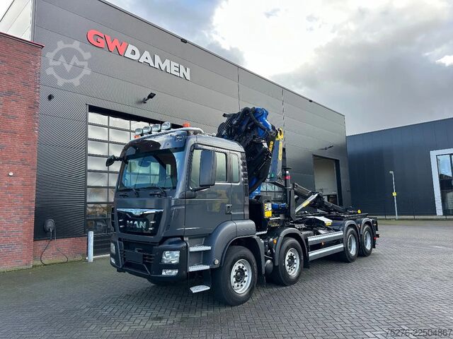 System ramion hakowych MAN TGS 41.440 8x4 Hooksystem Palfinger PK 41002+fl...