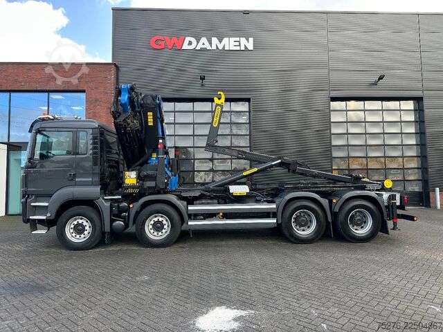 System ramion hakowych MAN TGS 41.440 8x4 Hooksystem Palfinger PK 41002+fl...