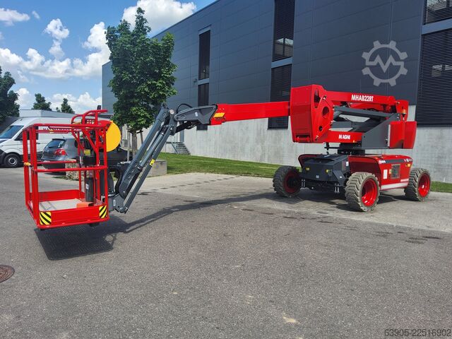 Scharnierende telescopische hoogwerker Magni MHAB22RT