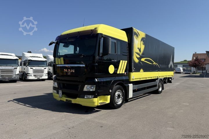 Valníkový nákladní automobil s plachtou MAN TGX 18.360 4x2 Plane/HB / Swiss-Vehicle