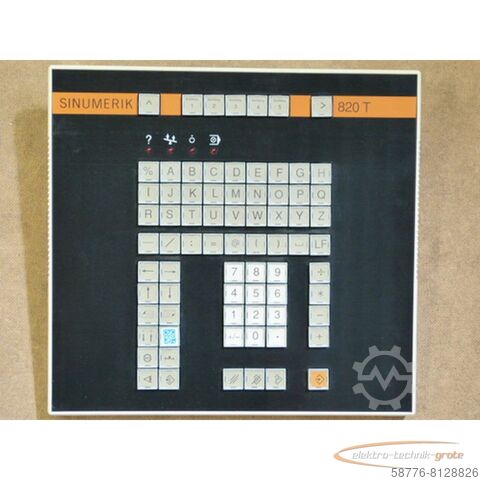 R. & S. Keller GmbH Component R. & S. Keller GmbH R.  S. Keller Bedienpanel Sinumerik 820 T  - ! -