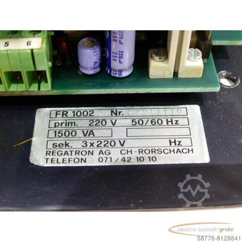 Komponenta  Regatron FR 1002 Frequenzumrichter