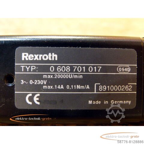 Componente Rexroth Rexroth Motor mit 0 Getriebe