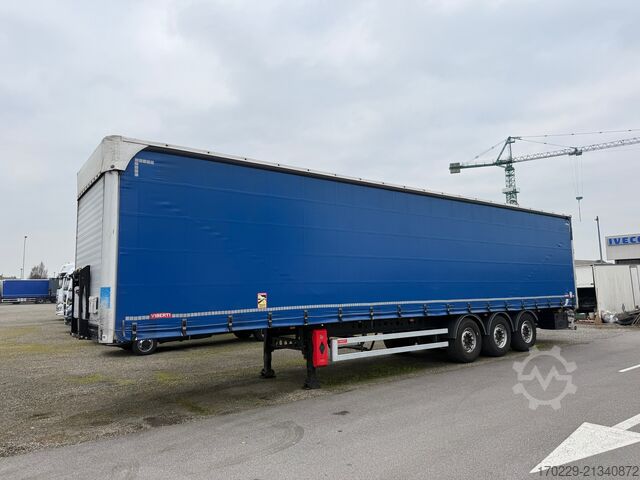 ανοιχτό ημιρυμουλκούμενο με μουσαμά Viberti 