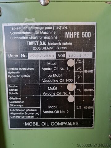 Flachschleifmaschine Tripet MHPE 500