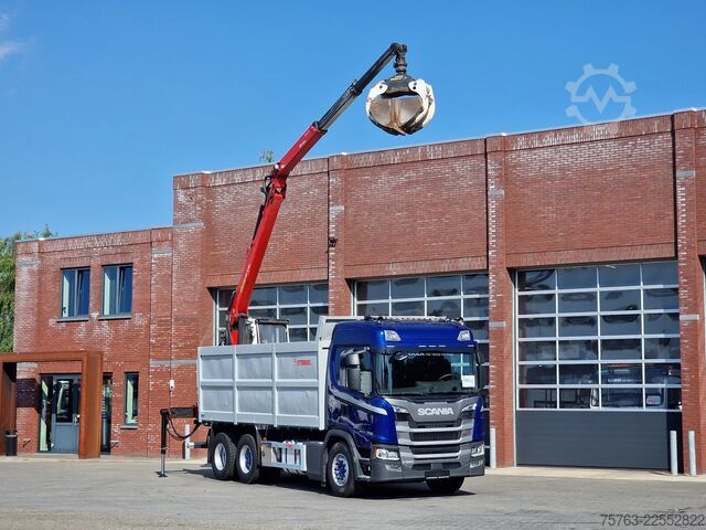 Tipper sa dizalicom Scania G500 6x2 - Tipper + Palfinger epsilon M110L - R...