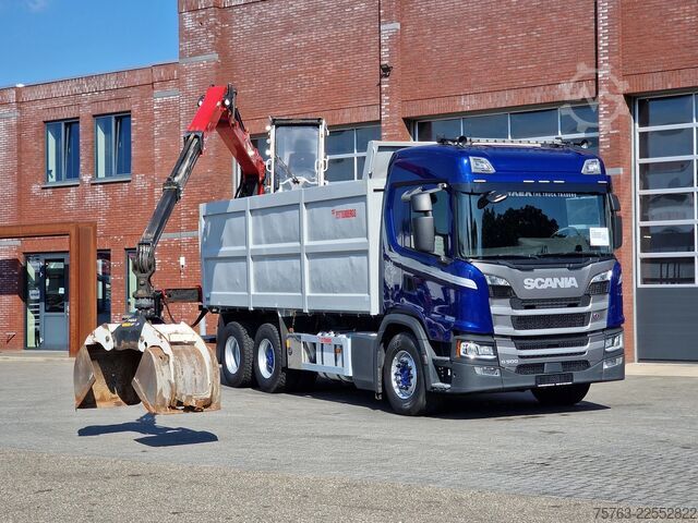 Tipper sa dizalicom Scania G500 6x2 - Tipper + Palfinger epsilon M110L - R...