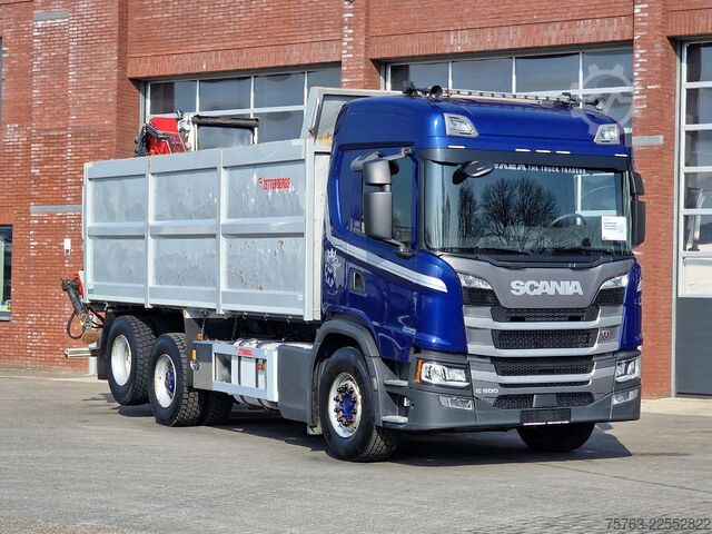Tipper sa dizalicom Scania G500 6x2 - Tipper + Palfinger epsilon M110L - R...