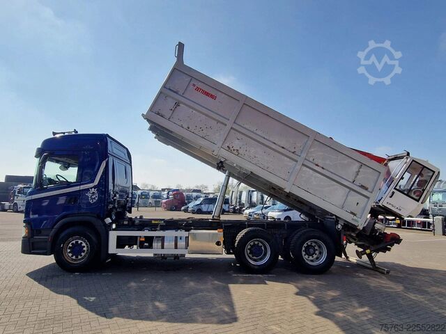 Volquete con grúa Scania G500 6x2 - Tipper + Palfinger epsilon M110L - R...