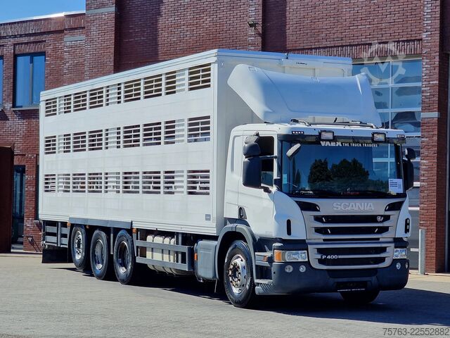 Stočni transport Scania P400 8x4*4 - 2/3 deck livestock Guiton 29.78M2 ...