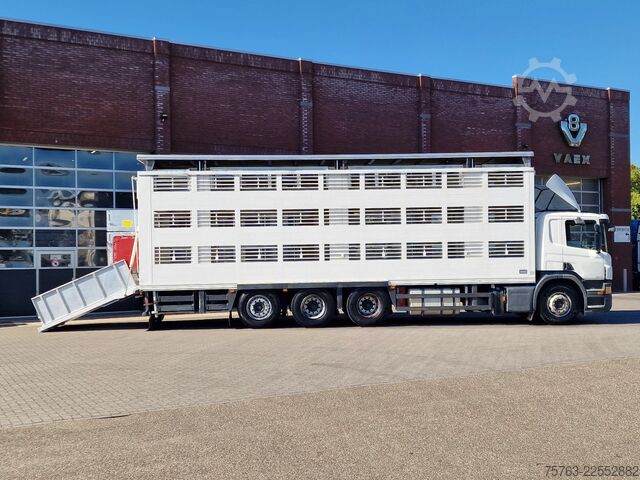 Stočni transport Scania P400 8x4*4 - 2/3 deck livestock Guiton 29.78M2 ...