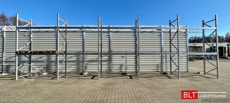 Palettenregal 16,8 lfm Palettenregale für Außenbereich H: 4,5m , 3000 kg Fachlast , FVZ