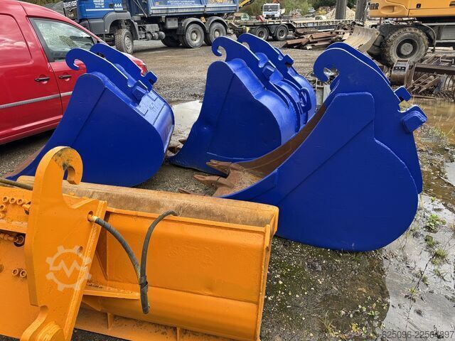 3x kašike za bager, kašika za ravnanje jaraka CAT Verachtert diverse  CW 30 CW40 CAT