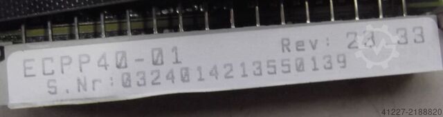 Cartão de controlo BuR ECPP40-01