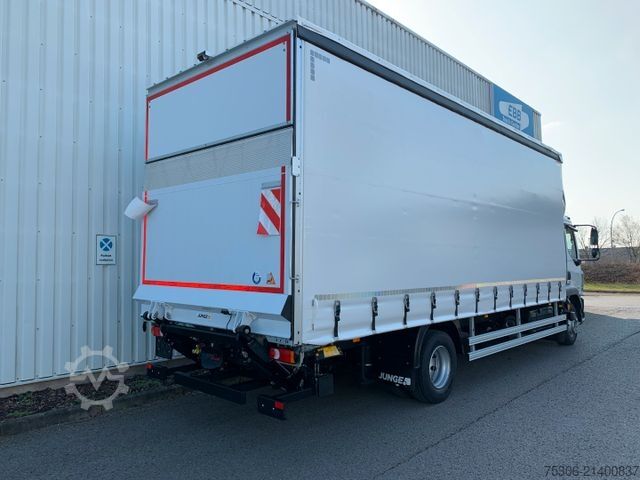 Camion cu platformă și prelată DAF FA XB 290 16t Curtainsider