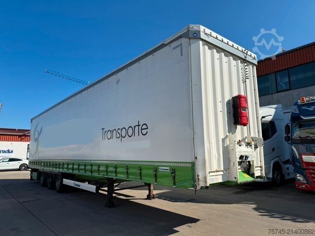 Nyitott ponyvás félpótkocsi KRONE SD *  * HUBDACH * LIFTACHSE * 2,90 M HOCH *