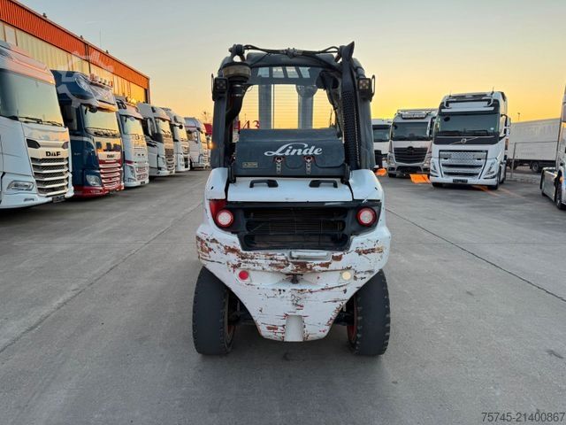 Első homlokrakodó targonca LINDE H 50 * TRIPLEX * GAS * 5.600 h *