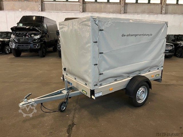 PKW-Anhänger UNSINN FZ-TECHNIK WEB T 2111-7- 13 Plane u. Spriegel 100 Kmh