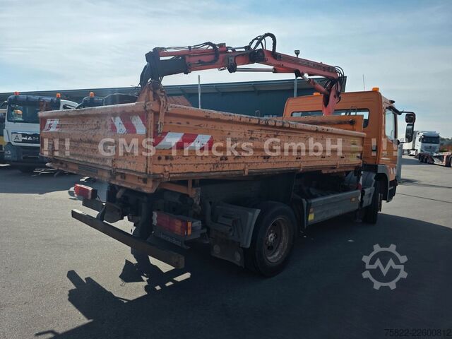 Basculantă MERCEDES-BENZ Atego 1218 / Kipper+Kran / load 5,2ton / E3