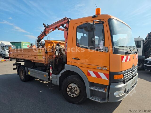 Basculantă MERCEDES-BENZ Atego 1218 / Kipper+Kran / load 5,2ton / E3