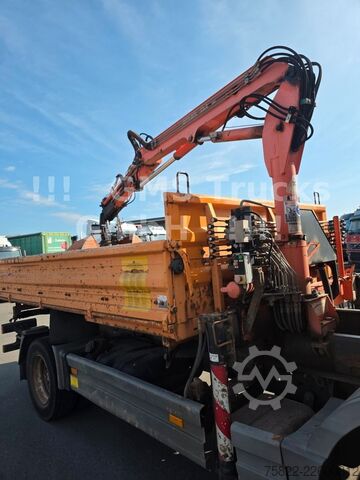 Basculantă MERCEDES-BENZ Atego 1218 / Kipper+Kran / load 5,2ton / E3