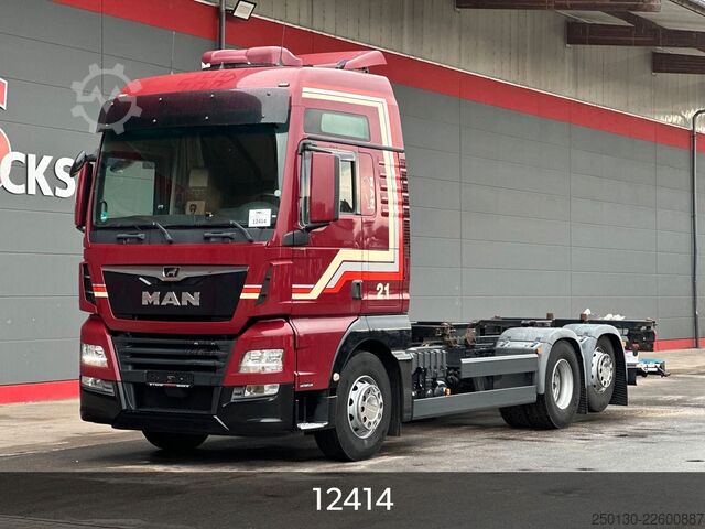 Lastbil med utbytbar kaross MAN TGX 26.460 6x2 LL / EBA / LGS / ACC / NLA / BÄR