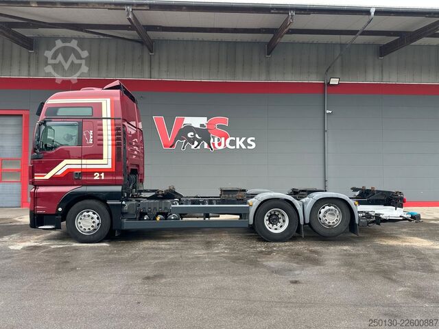 Lastbil med utbytbar kaross MAN TGX 26.460 6x2 LL / EBA / LGS / ACC / NLA / BÄR