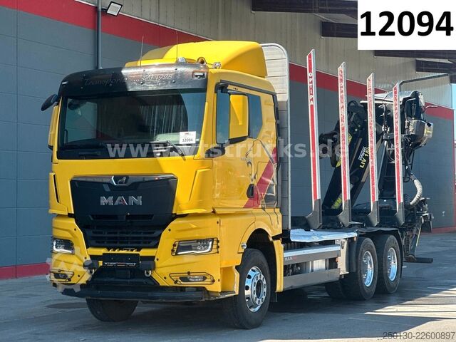 Timberbil MAN TGX 33.580 6x4 BL PAVIC Holz & TAJFUN 130ZK