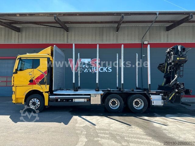 Timberbil MAN TGX 33.580 6x4 BL PAVIC Holz & TAJFUN 130ZK