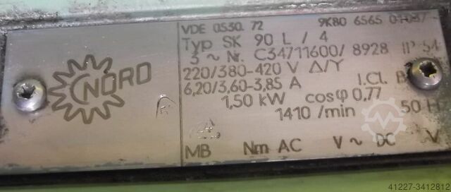 Silnik przekładniowy 1,5 kW 120 obr. Nord SK1282A-90 L/4