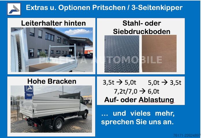 Italos szállító jármű IVECO Daily 70C18A8P MY26 AUT SCHIEBEPLANE LBW 1500kg