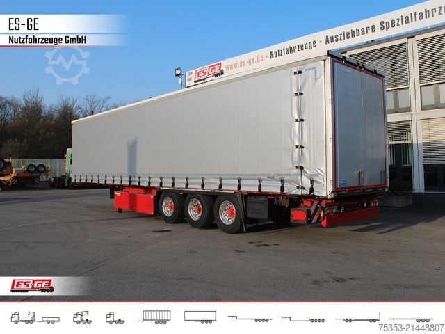 Otevřený návěs s plachtou KRONE 3-Achs-Sattelanhänger, Curtainsider