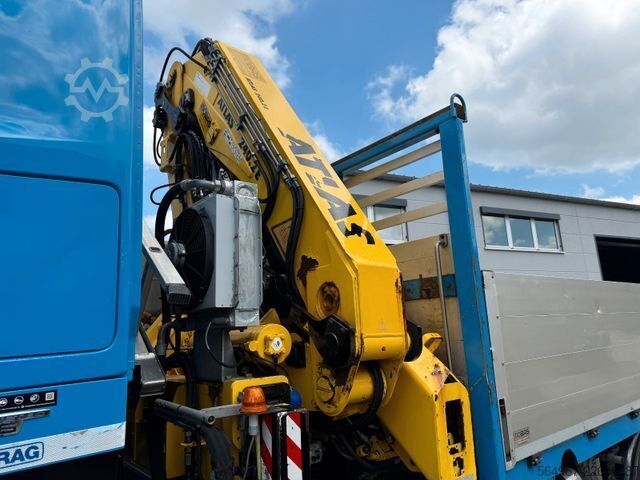 Ladbil med lad MERCEDES-BENZ 2751 Arocs Pritsche + Kran Retarder Motorschaden